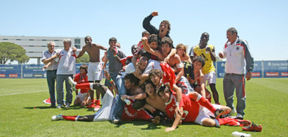 First national title won at Benfica Campus - Under-17