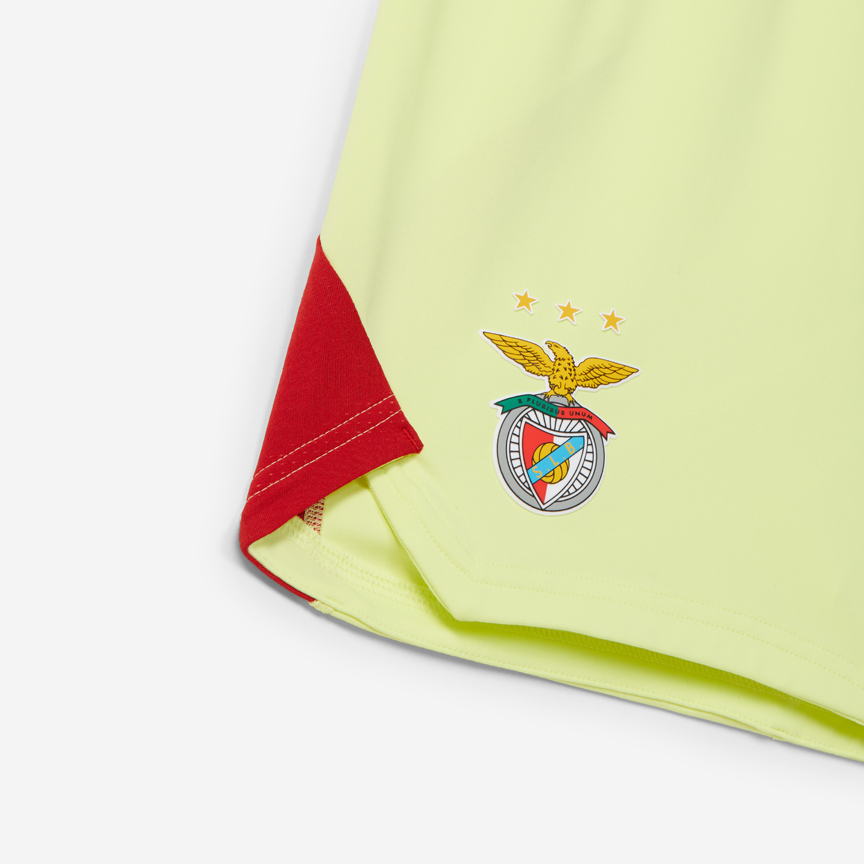 SL Benfica 2025-2026 Yellow Goalkeeper Shorts