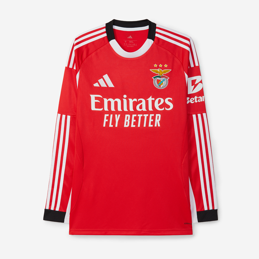 SL Benfica 2025-2026 Long Sleeve Home Jersey
