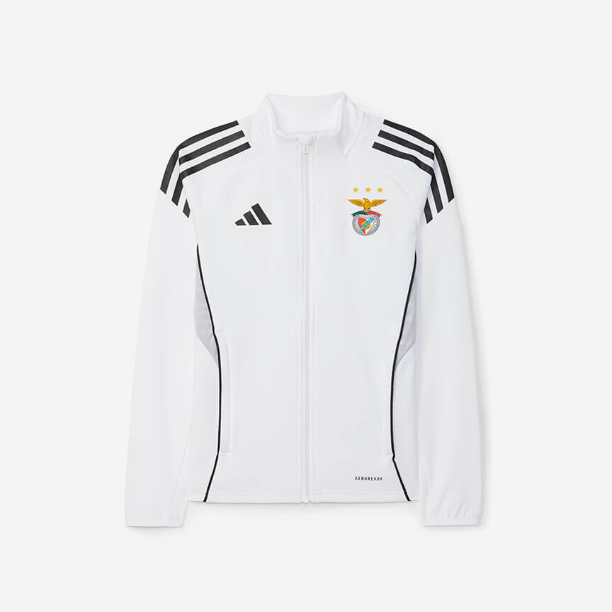 SL Benfica 2025-2026 White Kids' Training Jacket