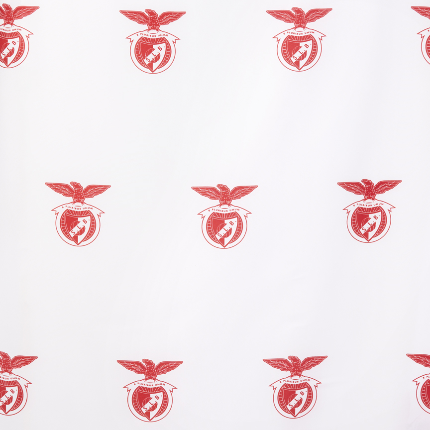 SL Benfica Red and White Double Bed Set