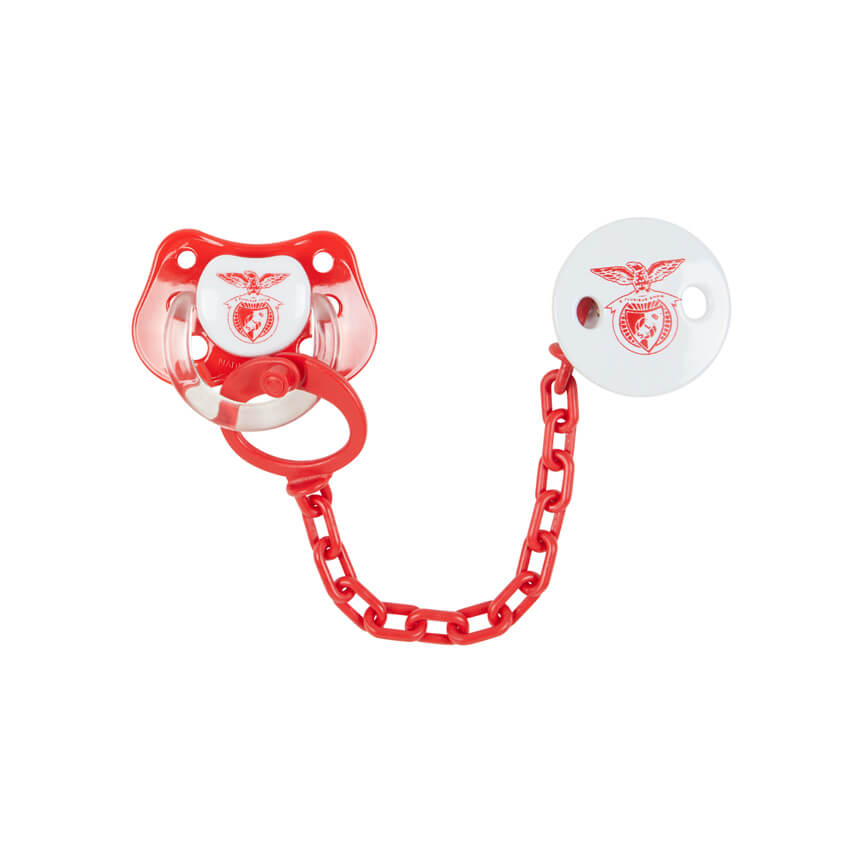 SL Benfica Chain and Pacifier  