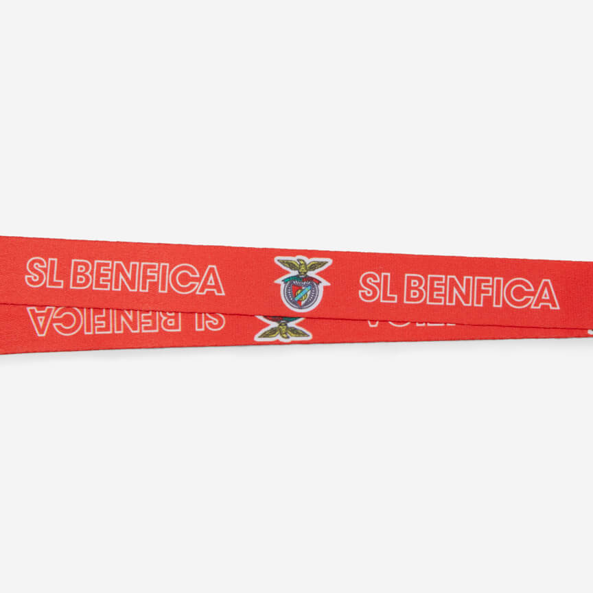 Red SL Benfica Lanyard