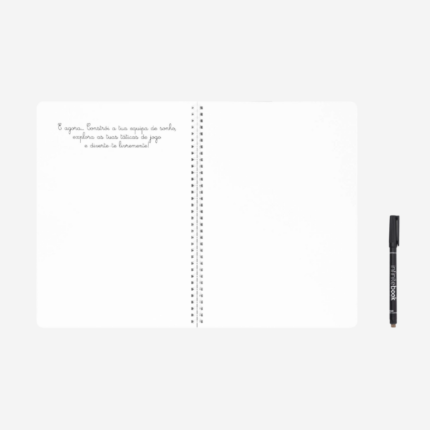 Red and White InfiniteBook Calligraphy SL Benfica