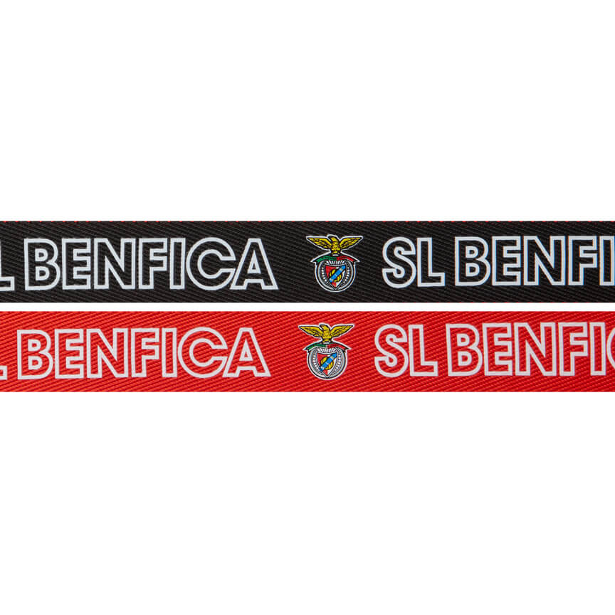 SL Benfica red and black lanyard