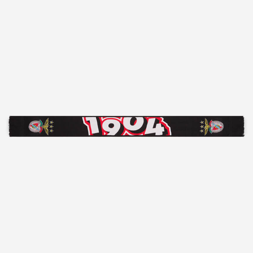 1904 SL Benfica Mini Black Scarf 
