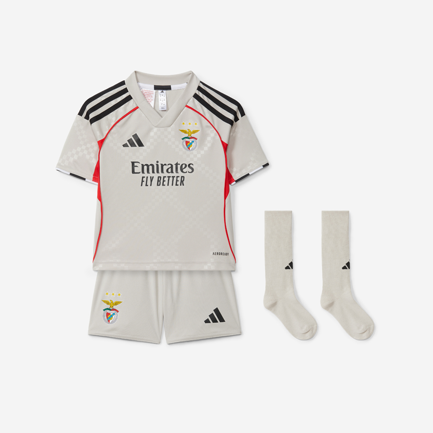 SL Benfica 2025–2026 Beige Away Mini Kit