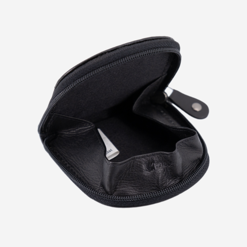 SL Benfica Black Leather Coin Purse