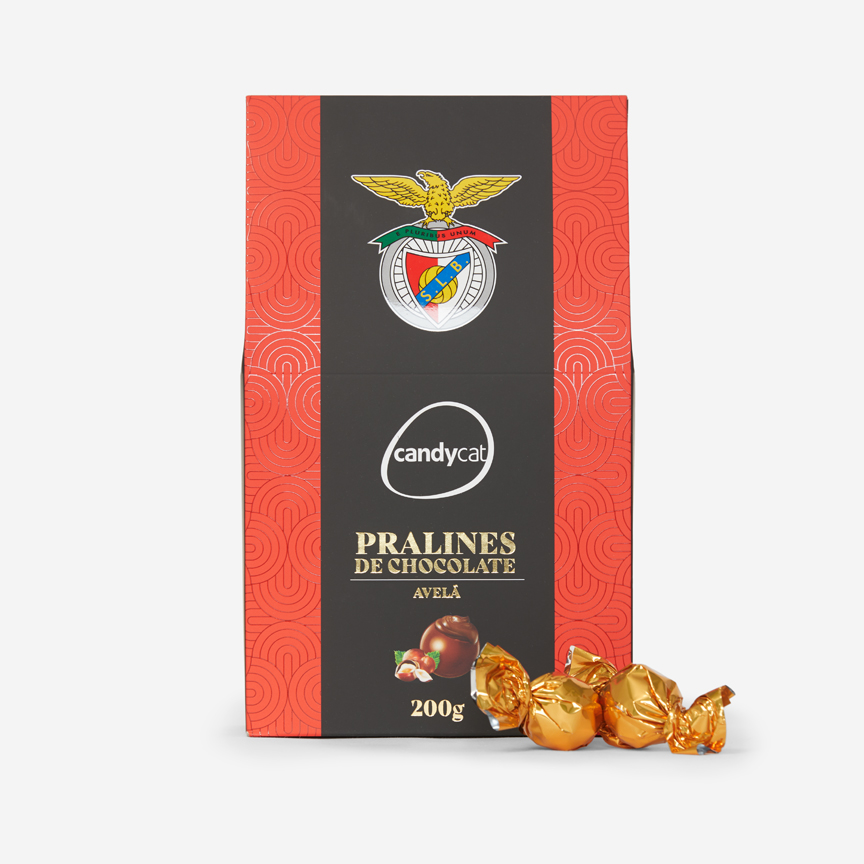 SL Benfica Chocolate and Hazelnut Pralinés