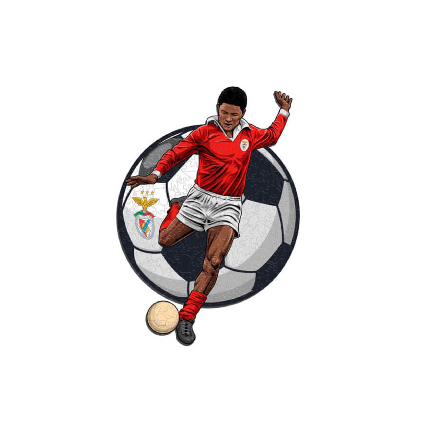Eusébio Wooden Puzzle - 150 Pieces