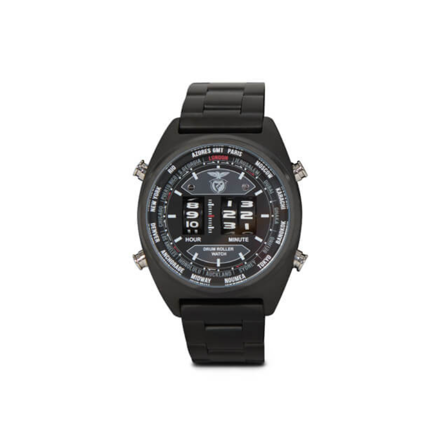 SL Benfica grey monochrome watch