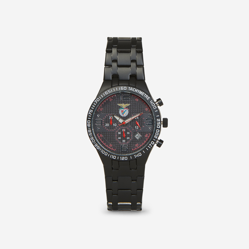 Black watch with Sport Lisboa e Benfica emblem