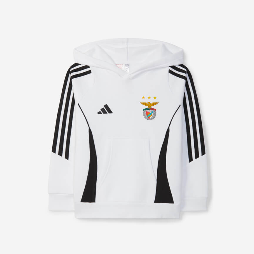 SL Benfica 2025-2026 White Training Sweatshirt for Kids