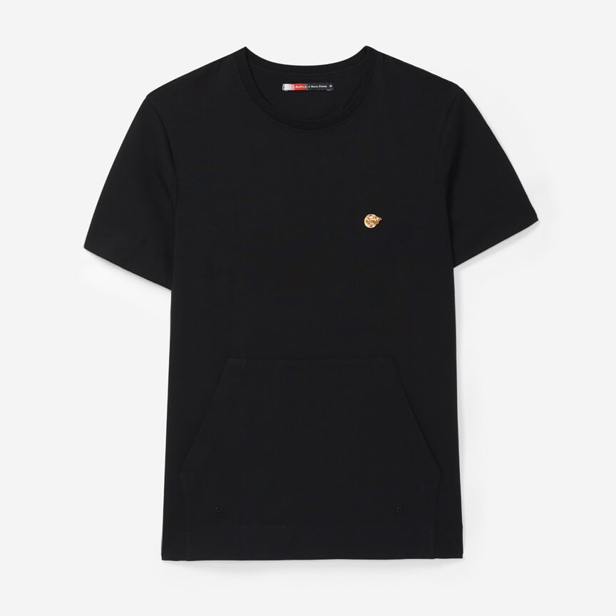 Black T-shirt with Pocket Benfica x Nuno Gama