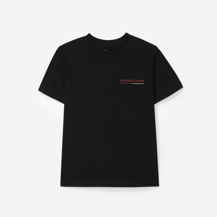 E Pluribus Unum Black T-shirt