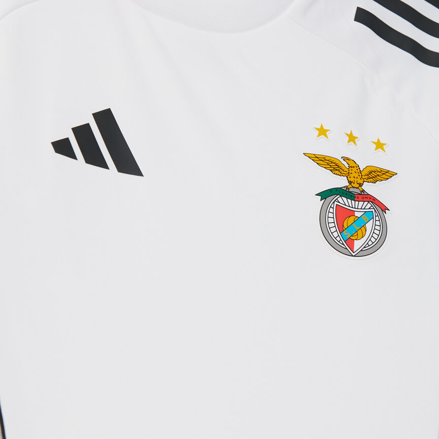 SL Benfica 2025-2026 Kids' White Training T-Shirt