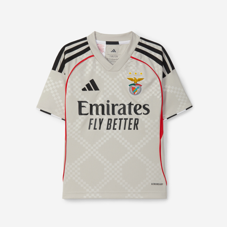 SL Benfica 2025–2026 Beige Away Youth Kit